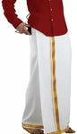 White Solid Men Dhoti Solid Men Dhoti