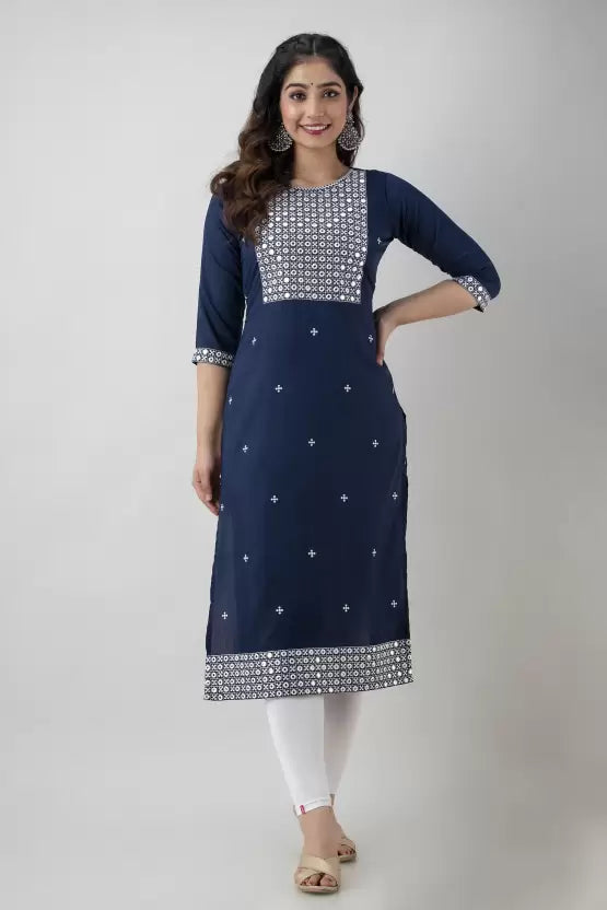 Light Blue Kurta For Everyday Wear